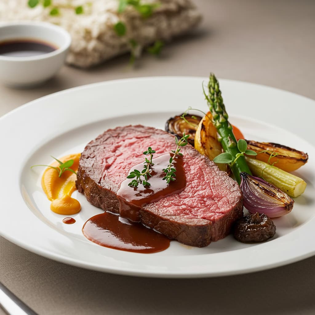 Food photography showing beautifully styled dishes and professional culinary presentation